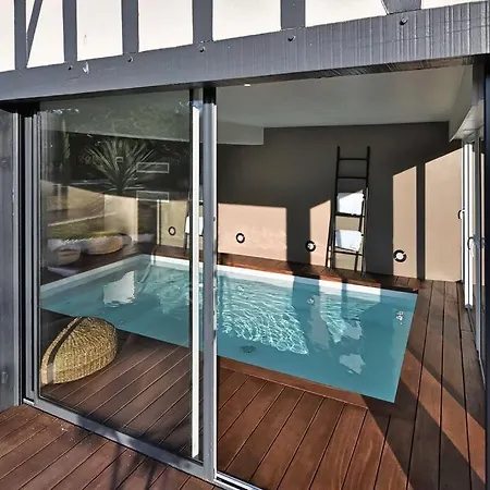 Le Jardin Des Hesperides - Piscine Interieure Proche Pont Audemer Jacuzzi 6p فيلة
